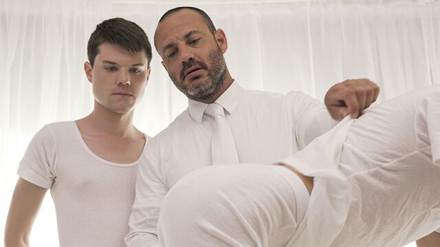 Missionary Boys - Twink Elder Clarke getting spit-roasted violently