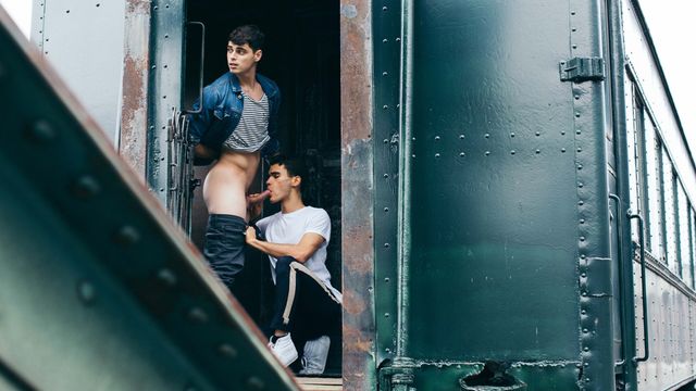 Cocky Boys - Horny Damian Grey going wild in a fuck vid with a twink