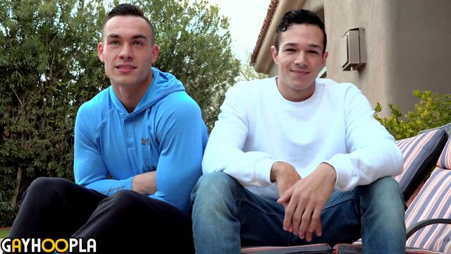 Gay Hoopla - Jayden Marcos and Travis Youth bang ALL OVER the place