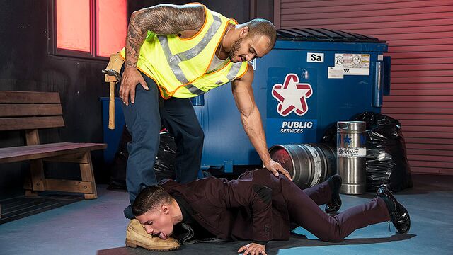 Hot House - Interracial domination scene featuring Skyy Knox and Jason Vario