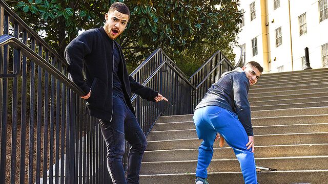 Men.Com - Prank leads to hot gay sex with Beaux Banks and Damien Stone