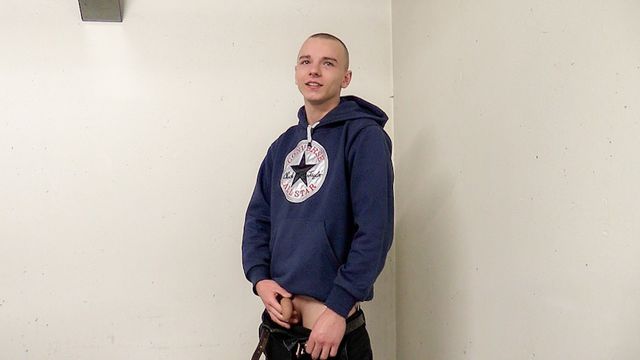 Bigstr - Brazen amateur guy gets fucked in the butt in a parking lot