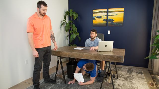Nextdoor Raw - Gay office threesome with Mark Long, Chris Blades, and Johnny Hill