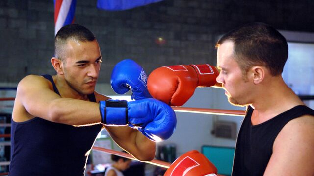 Richard.XXX - Antonio Milan and Dakota Brittan end sparring with anal