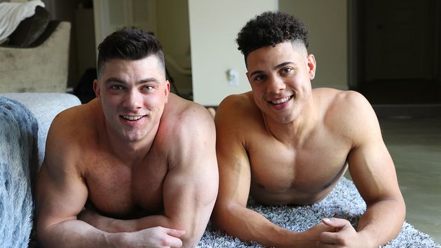 Gay Hoopla - Joyful anal sex with juicy studs, Channing Rodd and Collin Simpson